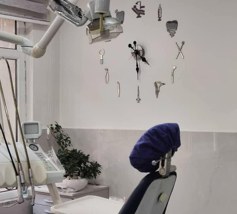ساعت دندانپزشکی ، دکور شیک ساعت دندانپزشکی ، ساعت دیوار لوازم دندان زیبایی
